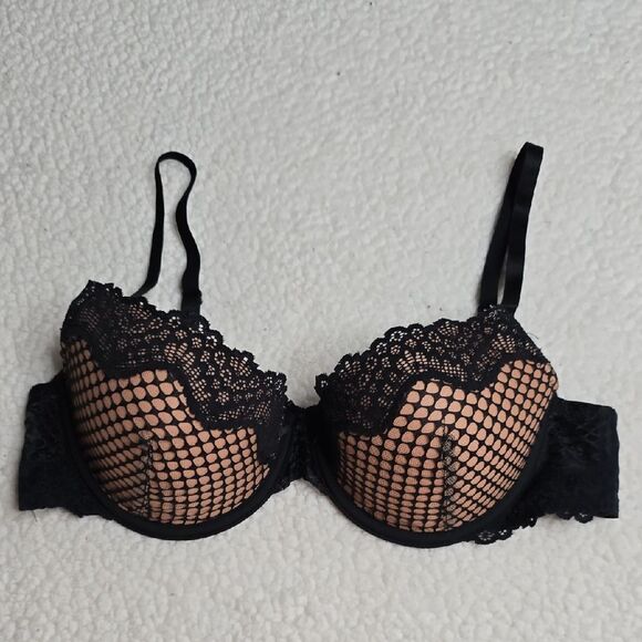 1237 NWT Adore Me Women's Rubie Push-Up Demi Bra Sz 34C - Picture 1 of 5